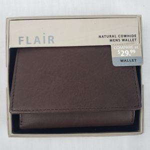 Flair Natural Cowhide Leather Men's Wallet